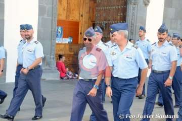 El Ejército del Aire 'aterriza' en la historia de Telde (Foto TA/Francisco Javier Santana)